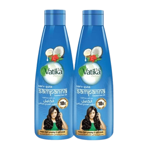 Vatika Hair Oil Coconut - Sampanna, 300ml x 2
