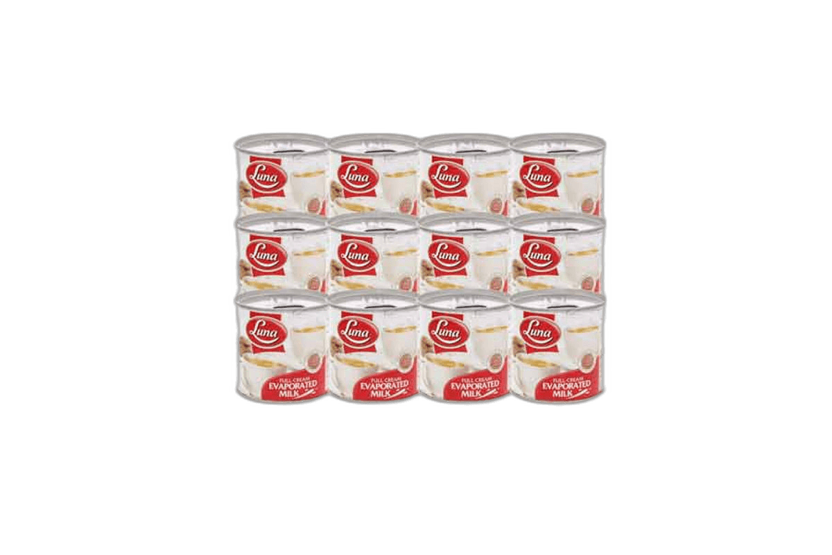 Luna Evaporated Milk 12 x, 170g