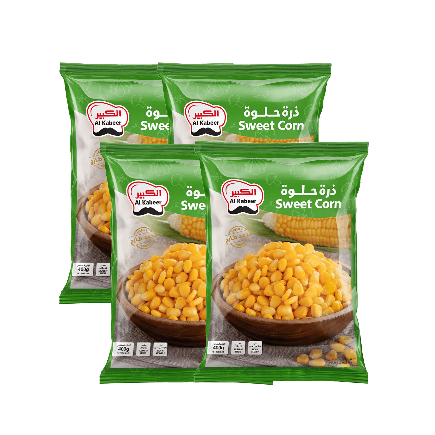 Al Kabeer Sweet Corn (4 Pack) 400 g