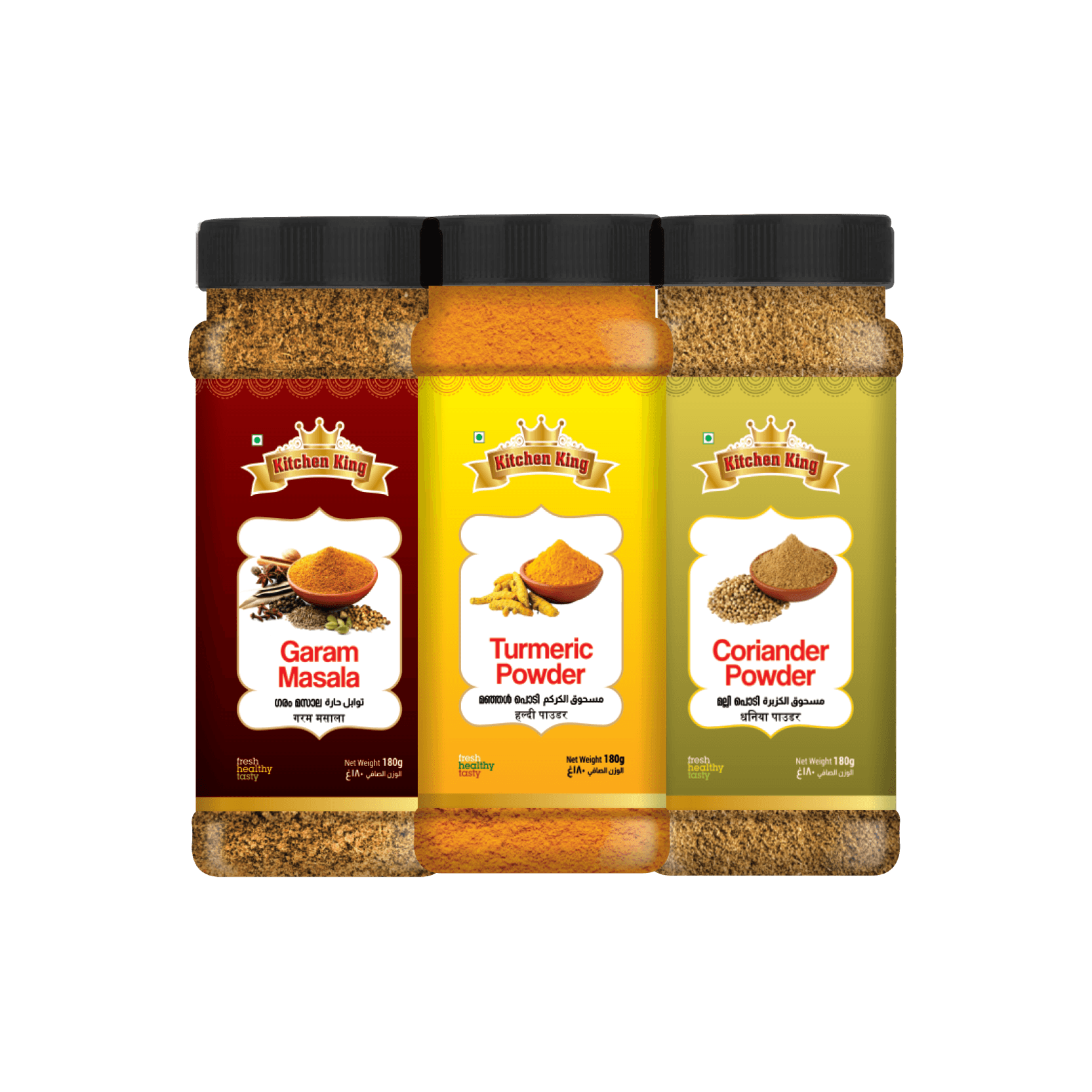 Kitchen King Garam + Turmeric + Coriander 3 Pack *180 g