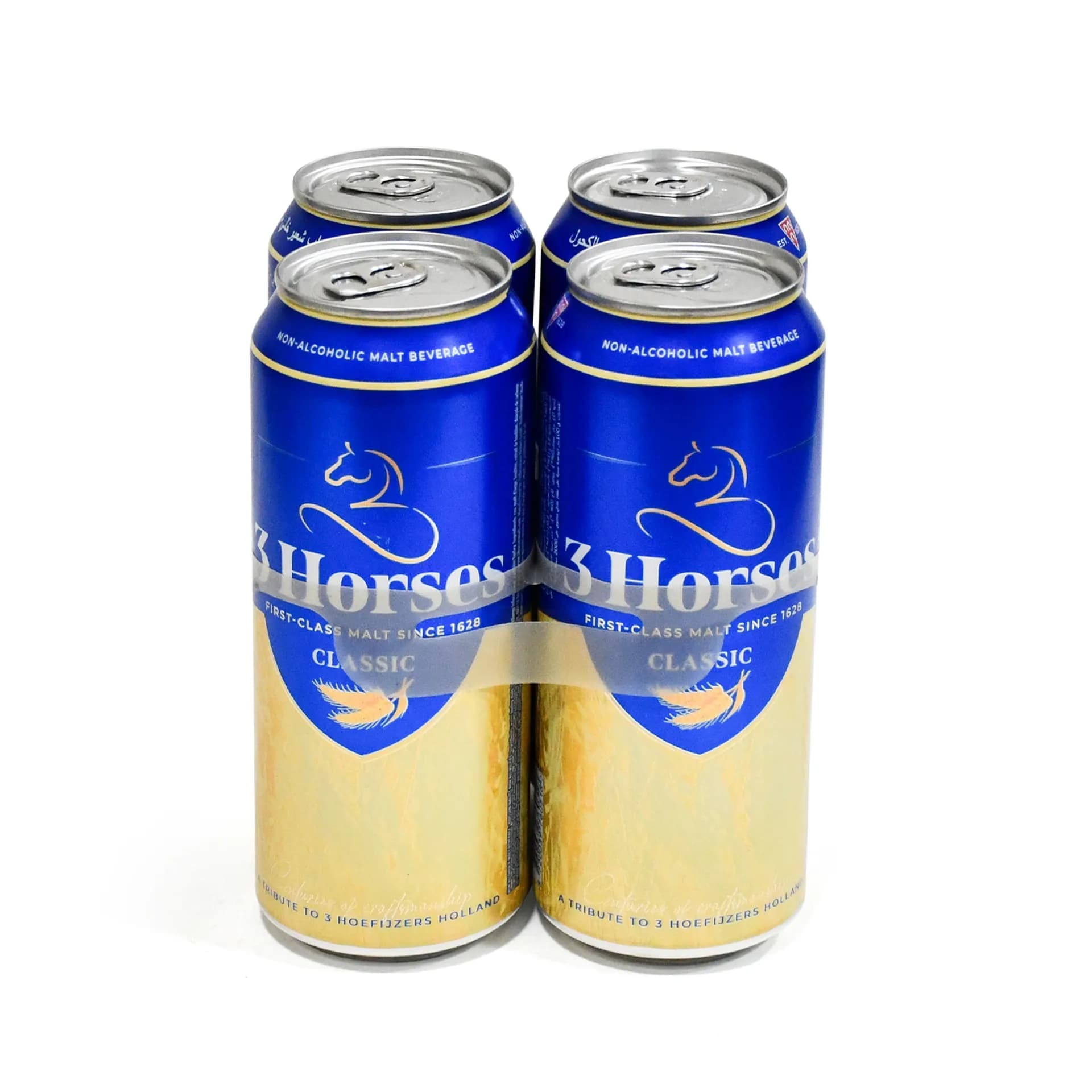Three Horse Malt Beverage Can 4 x 500 ml
