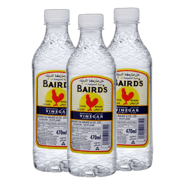 Bairds White Vinegar 3 x 470 ml