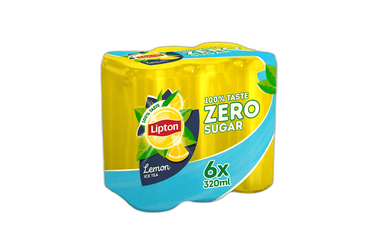 Lipton Ice Tea Lemon Zero Sugar 320 ml x 6 pcs
