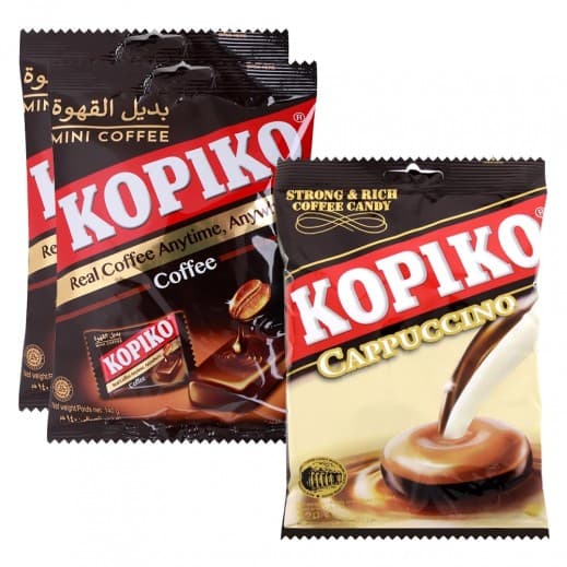 Kopiko Candy Bag 2 x, 150g + Capuccino Bag 120g