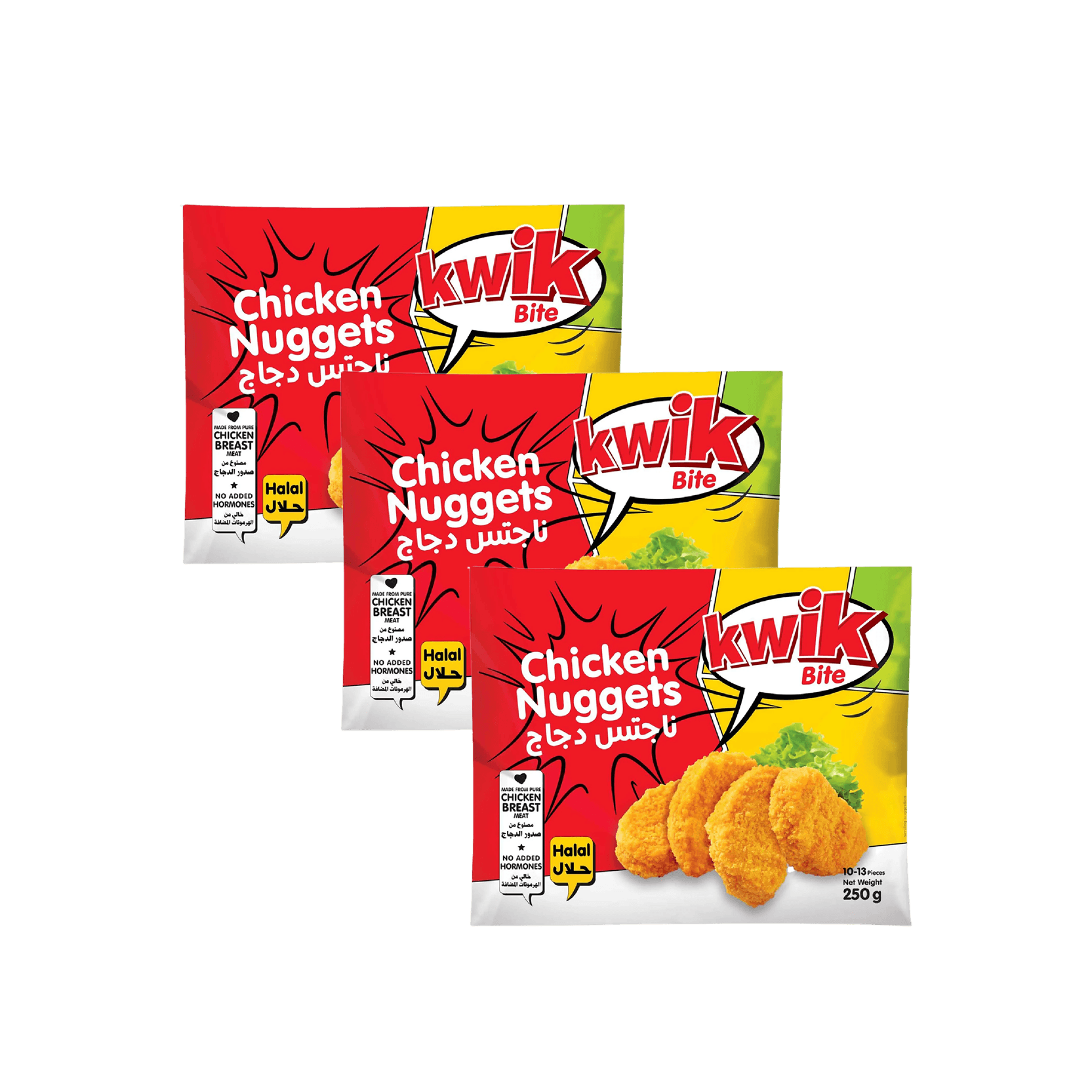Kwik Bite Chicken Nuggets 3 x 250 g