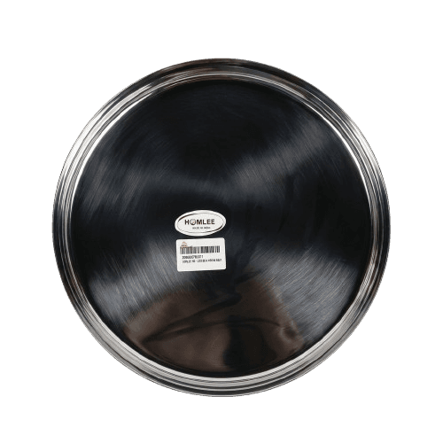 Homlee Stainless Steel Plain Khumcha Plate 12 - HM-2152