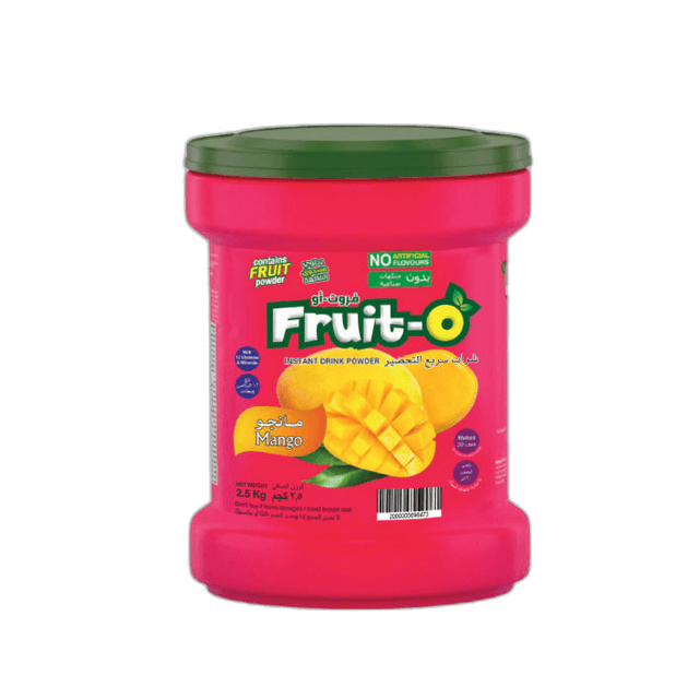 Fruit-O Instant Drink Mango (Natrl), 2.5kg