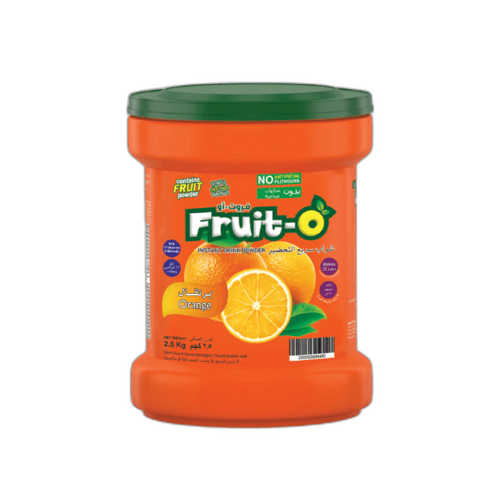 Fruit-O Instant Drink Orange (Natrl) 2.5 kg