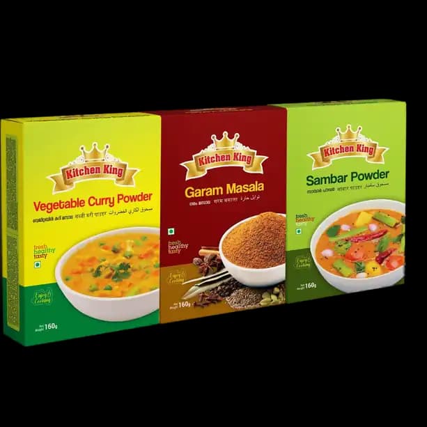 Kithn Kng Masla Box Cmbo, 480g (Smbr,Garm,Vegetable Cry)