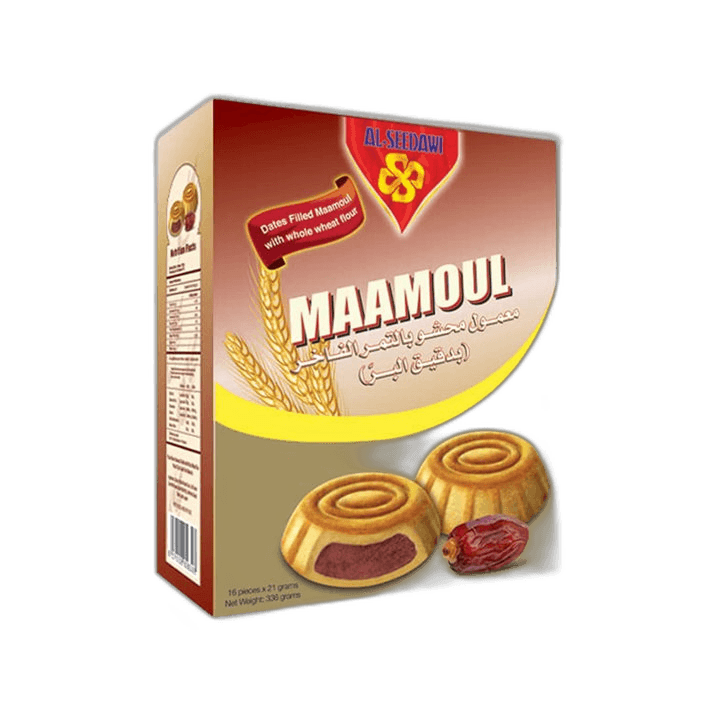 Al Seedawi Maamoul with WH Wheat Flour 16 x 2 x 21 g
