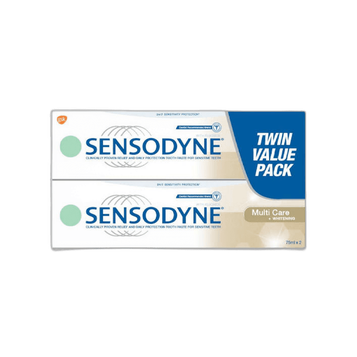 Sensdyne Tooth Paste Protctn Whiteng 2 x 75 ml