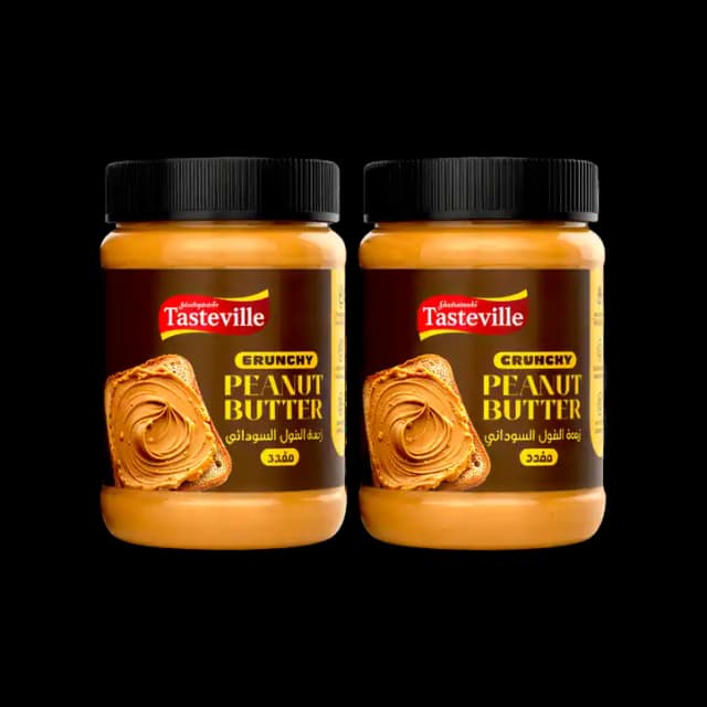 Tasteville Peanut Butter Crunchy, 510g x 2