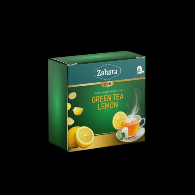 Zahara Green Lemon Tea Bags 100 pcs