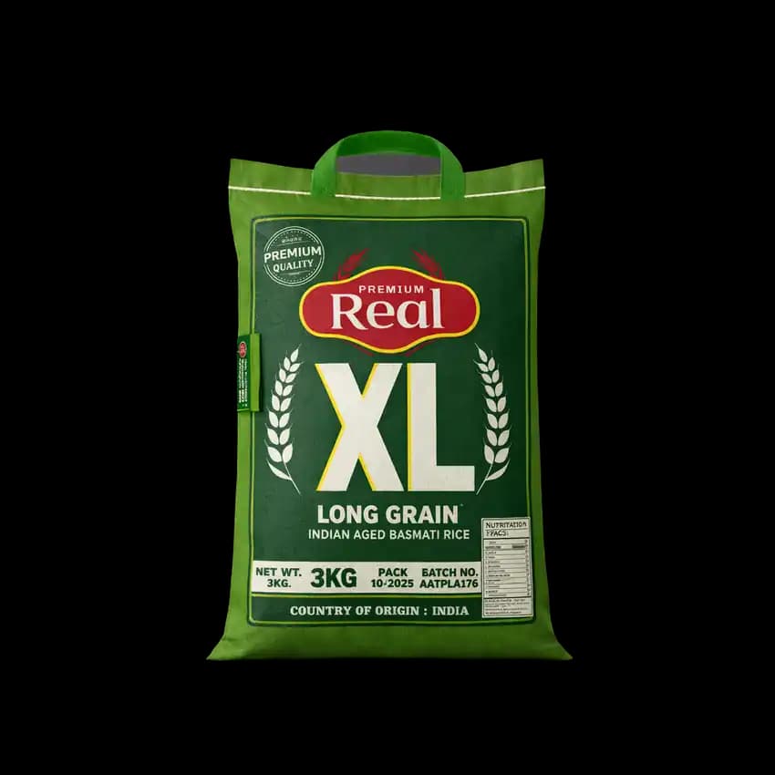 Real XL Basmati Rice, 3kg