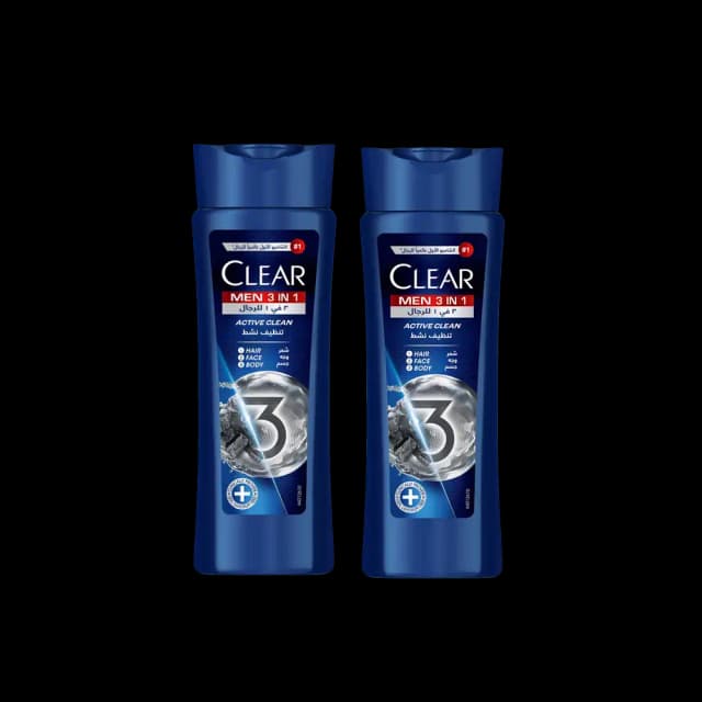 Clear Shampoo 3 in 1 Complete Care 2 x 200ml