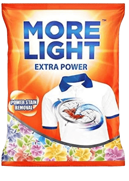 Morelight Detergent Powder 4kg+1kg Free
