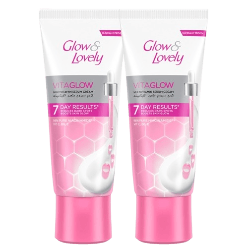 Glow Lovely Multivitamin Pump Face Cream 2 x 100g