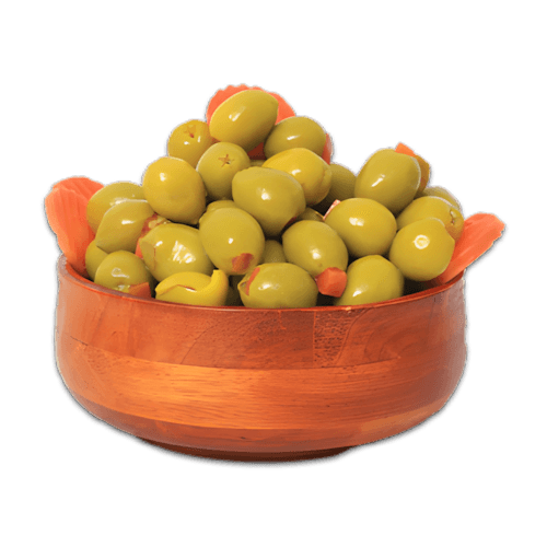 Egyptian Green Olives Stuffed with Carrot 300 g