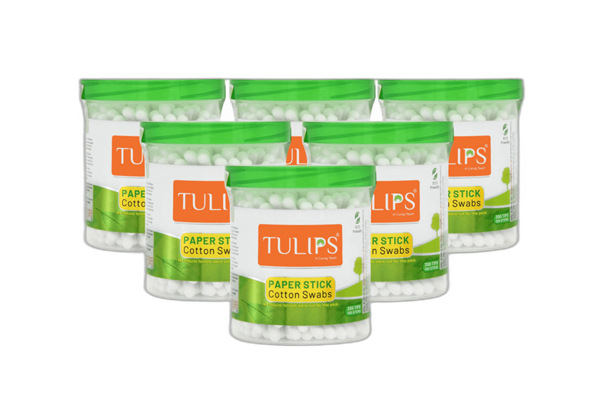 Tulip Cotton Buds 200 x 6 Piece
