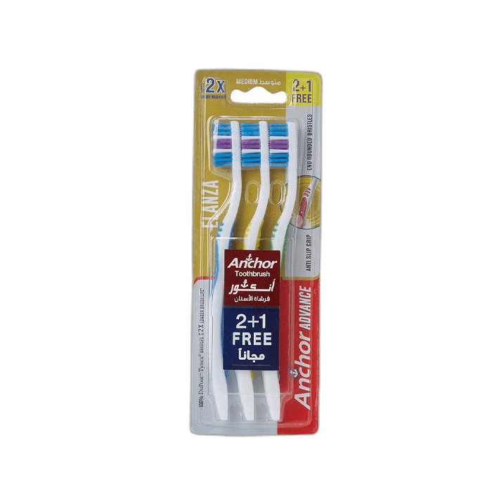 Anchor Elanza T Brush-Medium (3 Pack) 3 pcs