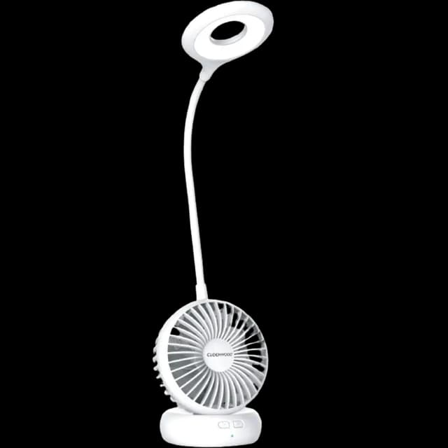 Cleenwood Rechargeable Desk Lamp with Fan CW-192