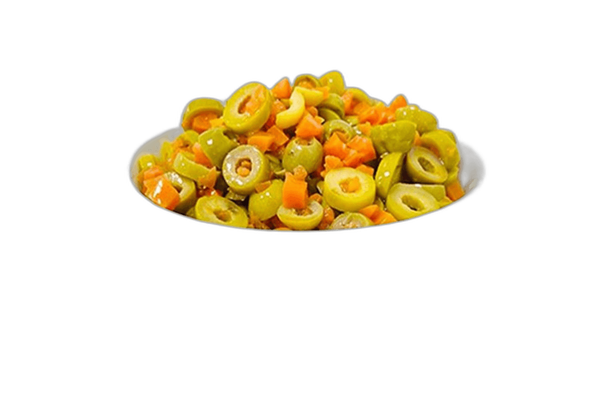 Syrian Green Olives with Salad 250 g