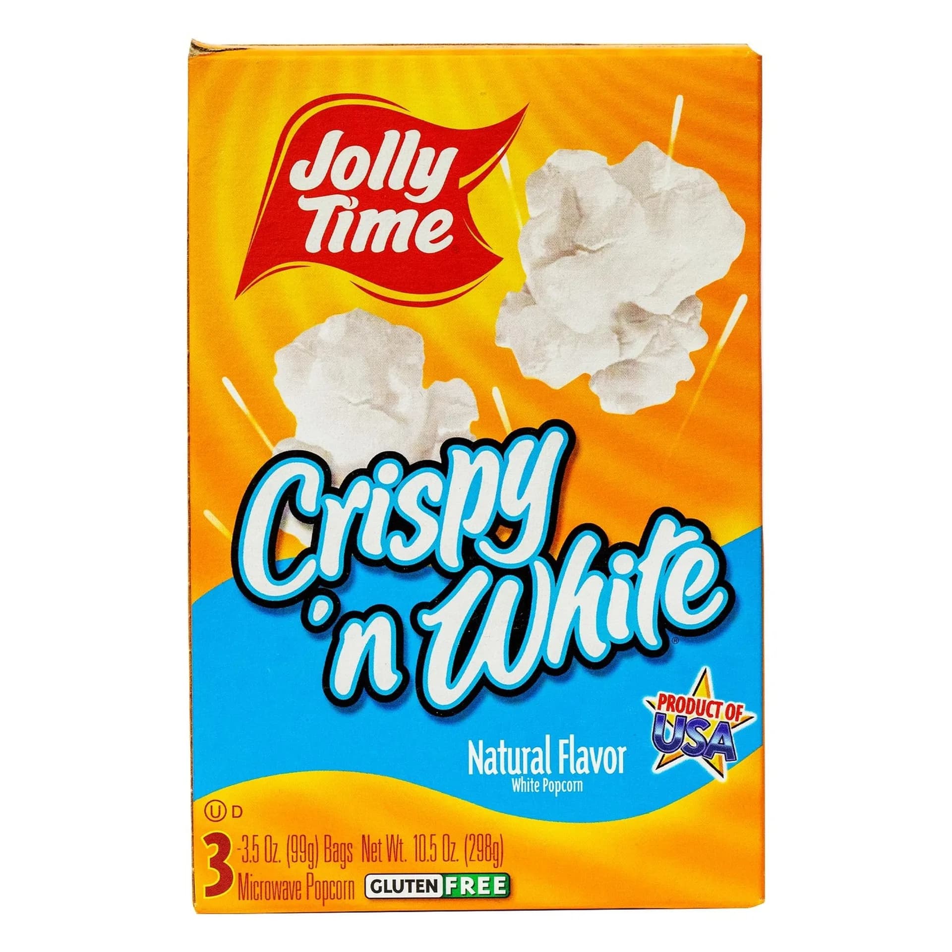 Jolly Time Crispy Natural Wht Pop Corn 298 g