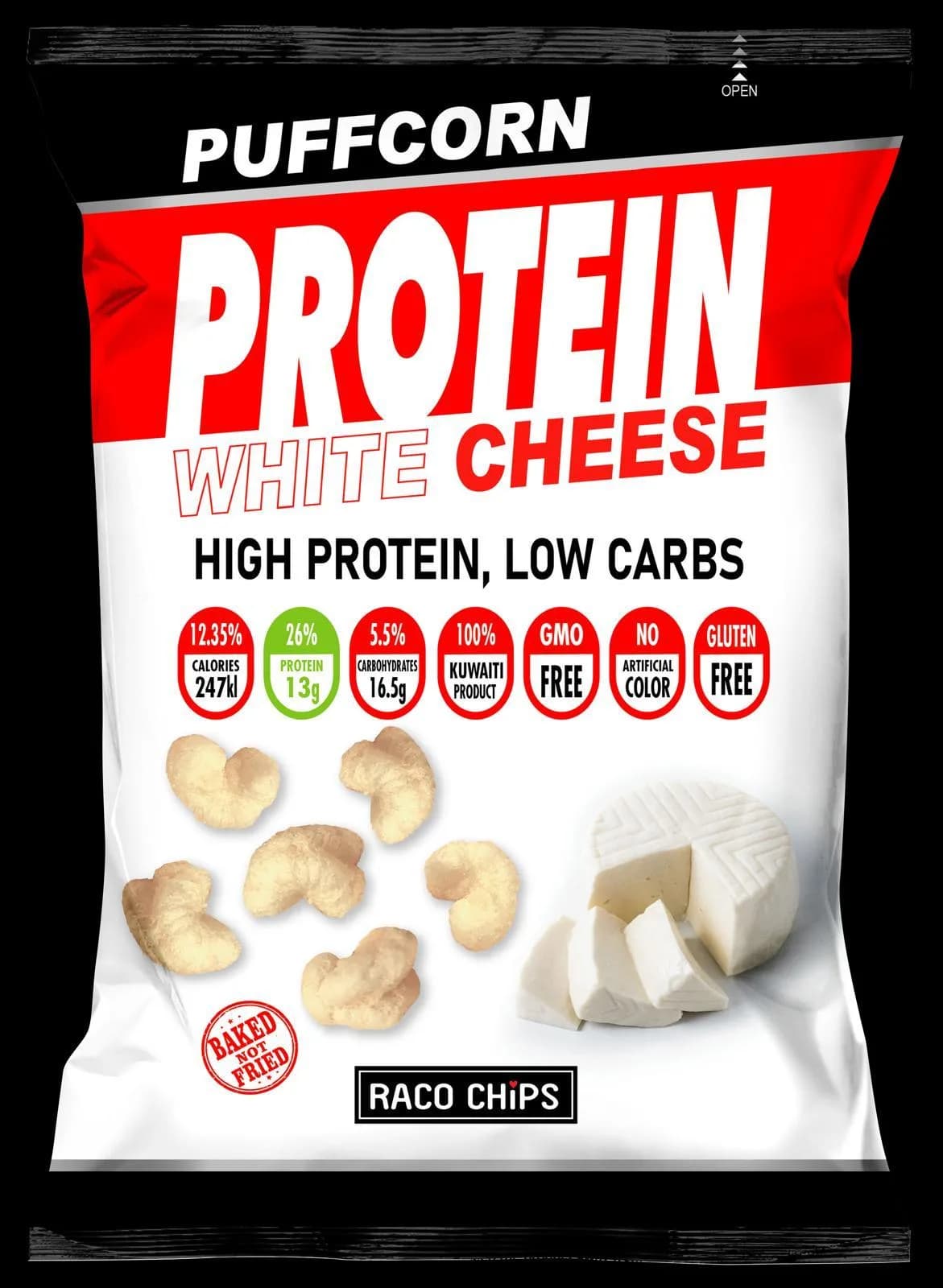 Raco Protein Puffs White Cheese 50 g