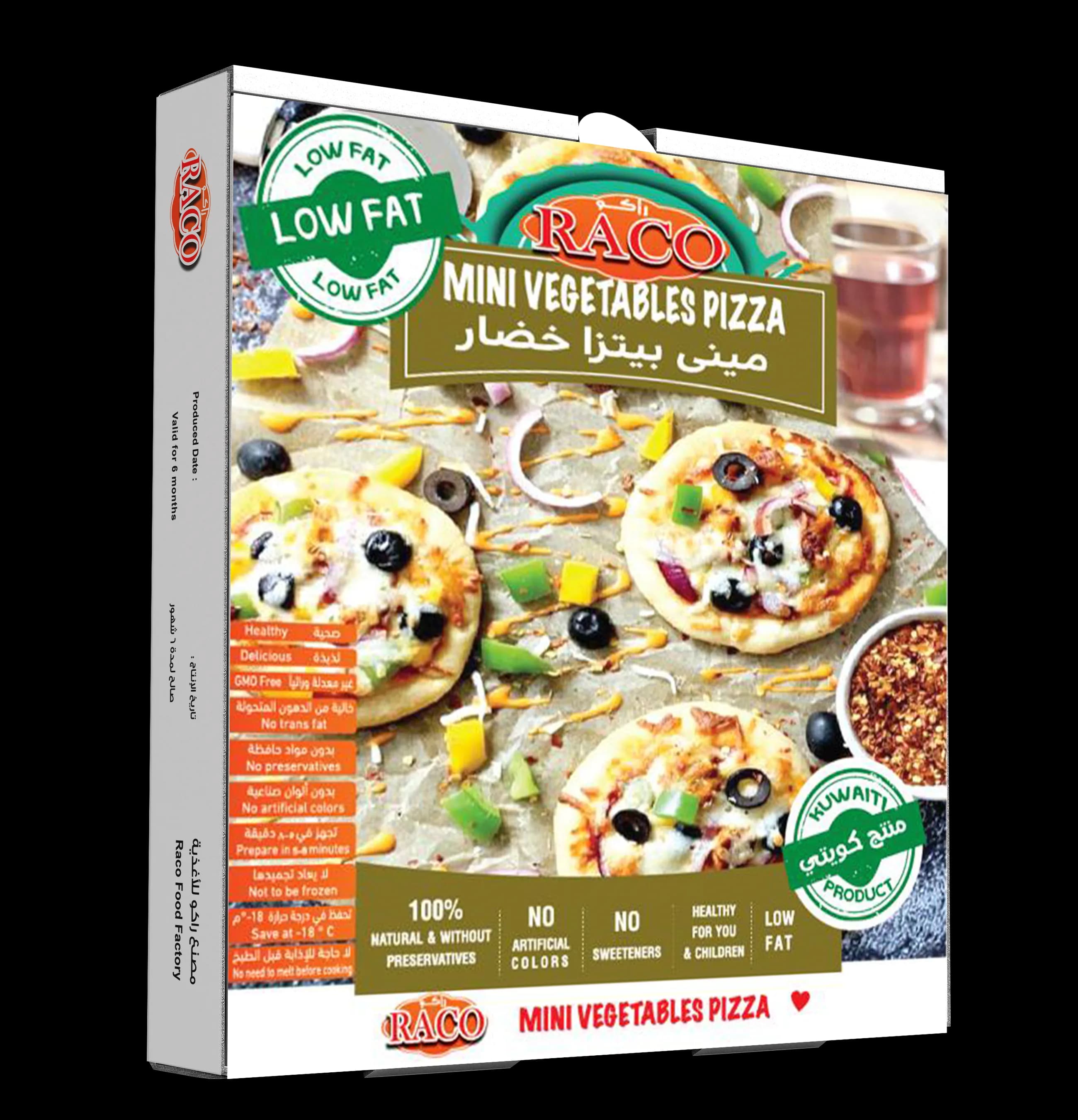 Raco Mini Vegetable Pizza Low Fat, 300g