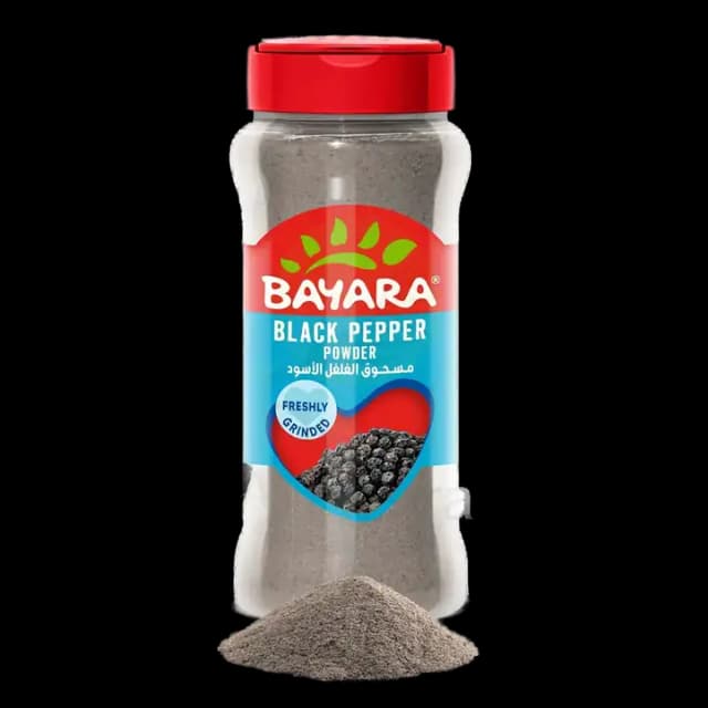 Bayara Black Powder Ground Pepper 165 pcs 330ml