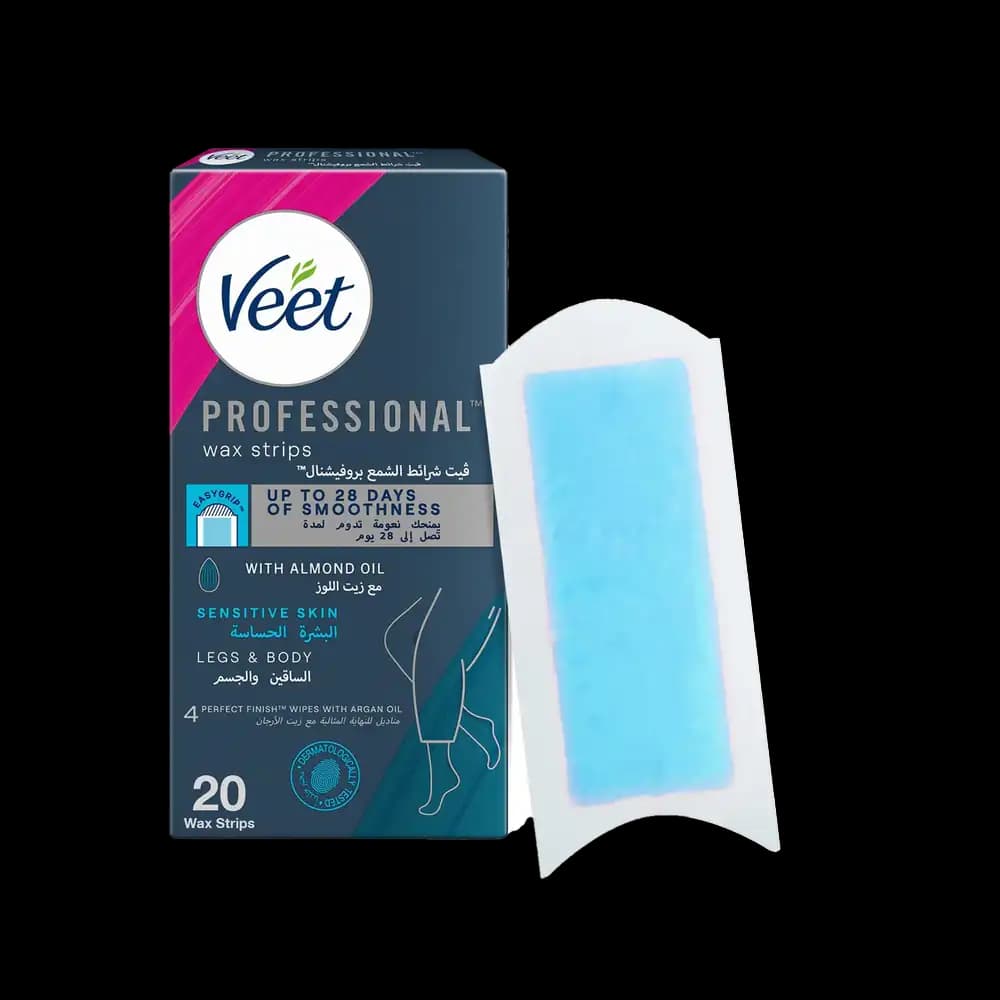 Veet Cold Wax Strips Sensitive 20 Pack