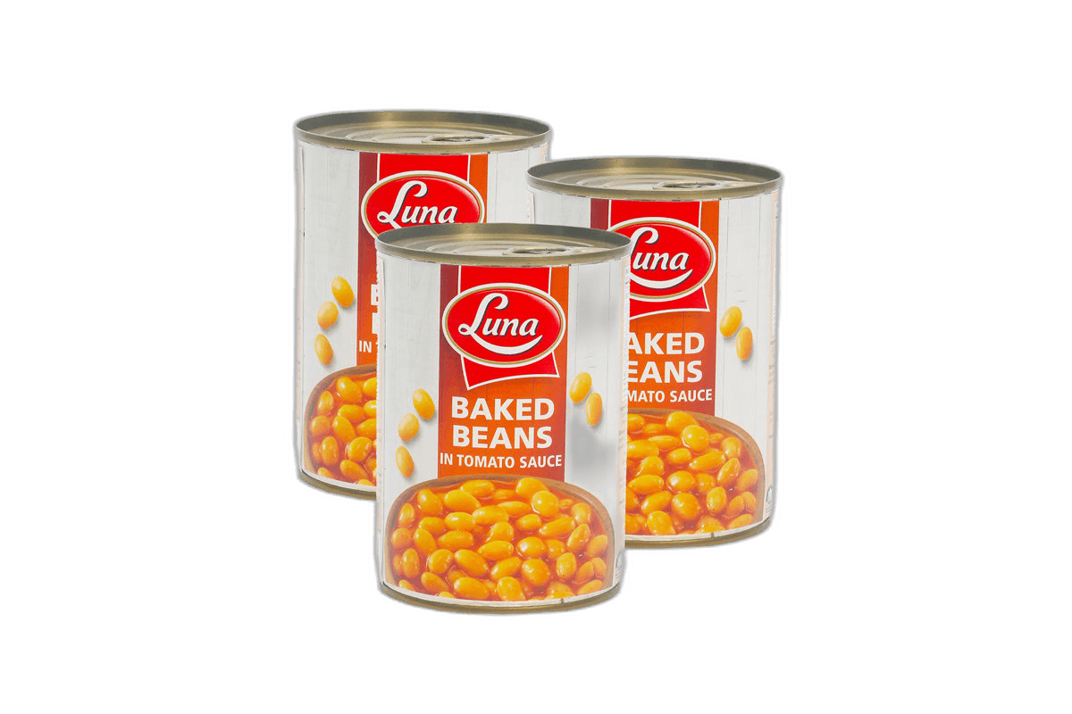 Luna Baked Beans in Tomato Sauce 3 x, 380g