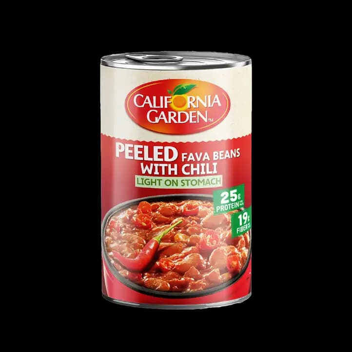 California Garden Peeled Foul with Chilli, 450g