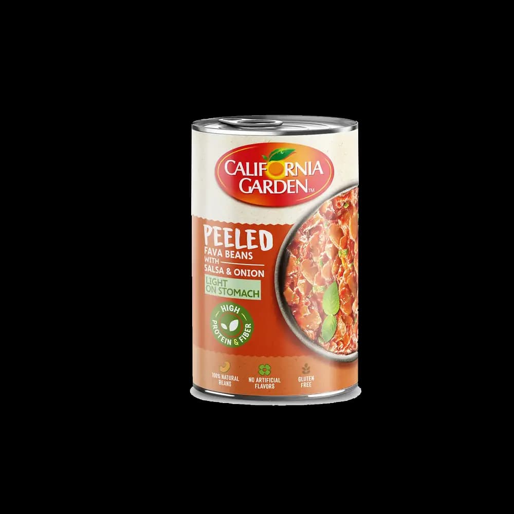 California Garden Fava Beans with Salsa, 450g