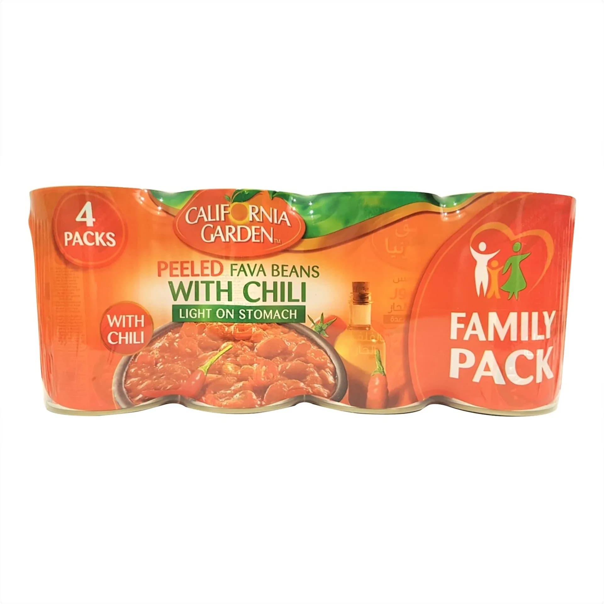 California Garden Foul with Chilli 4 x, 450g
