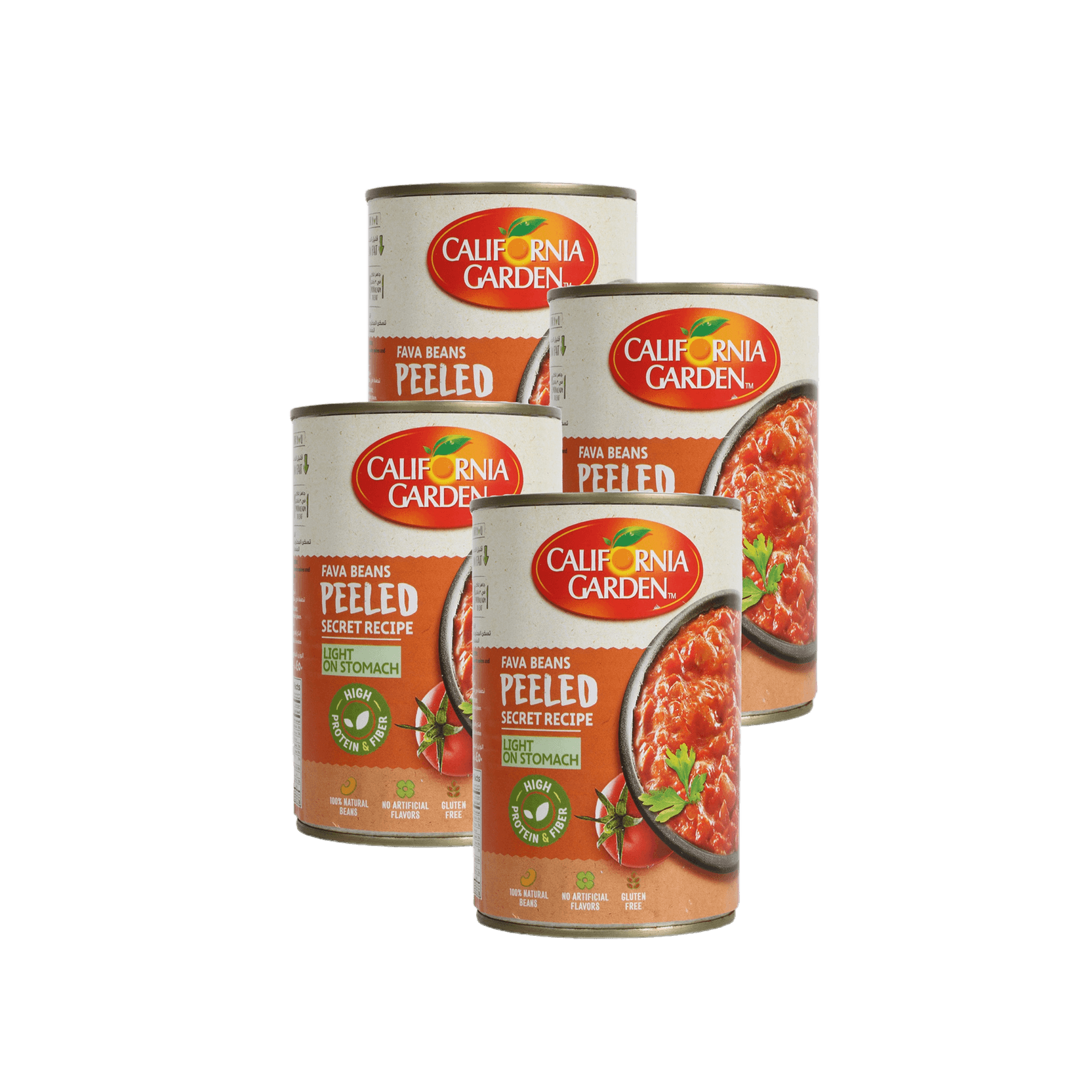 California Garden Peeled Foul4 Pack 450 g
