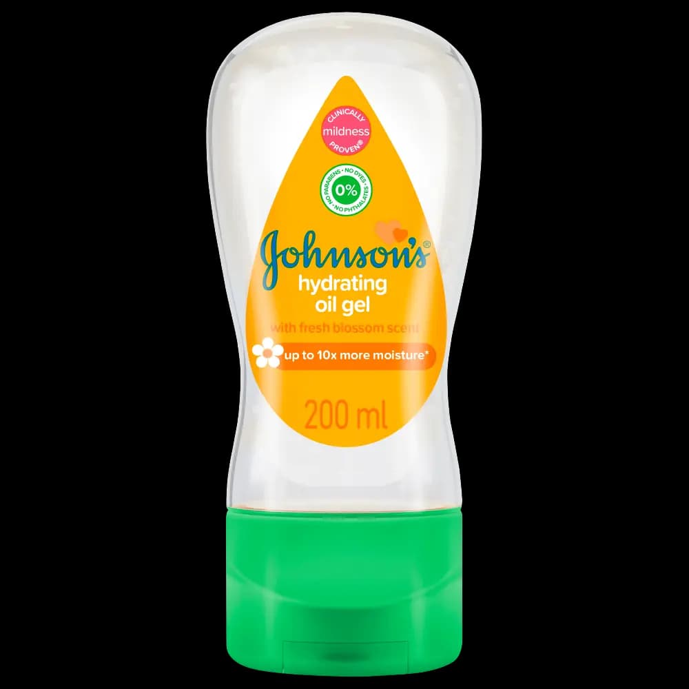 Johnson's Hydrating Baby Oil Gel, 200ml