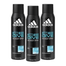 Adidas Body Spray 48h Ice Dive 3 x 150 ml