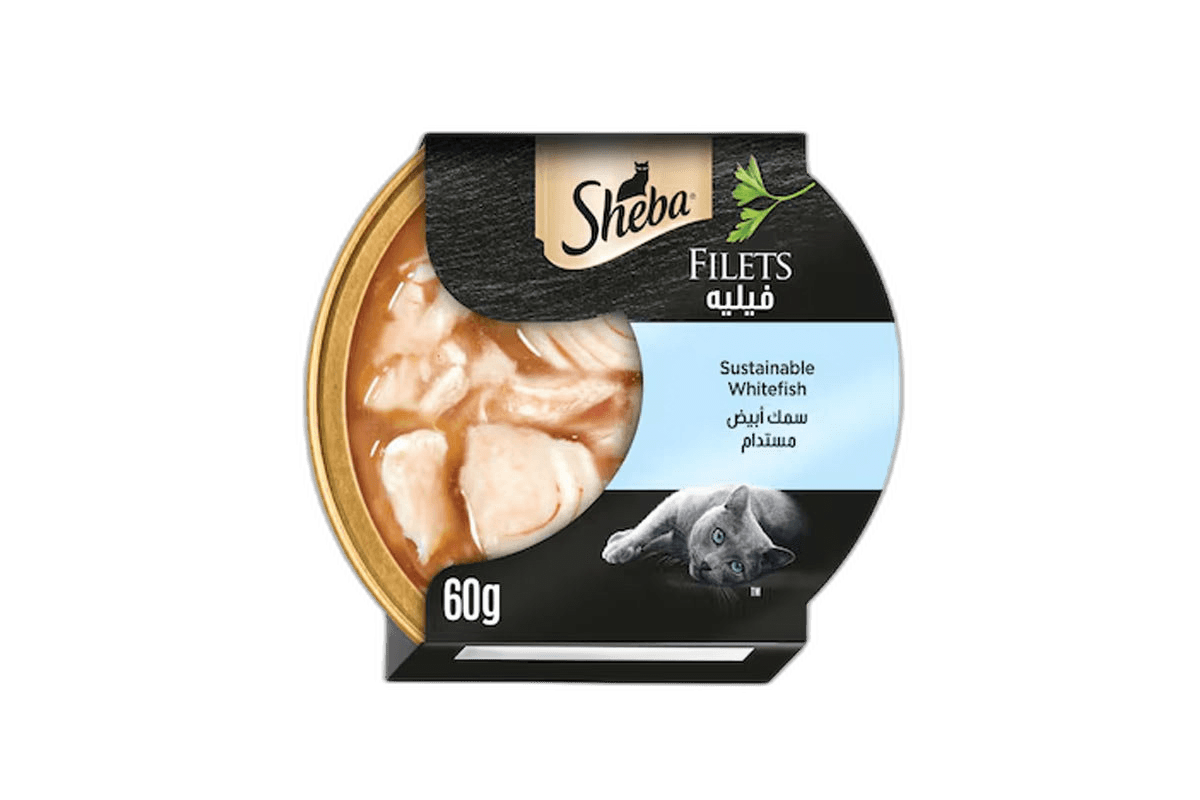 Sheba Dome Sustainable White Fish, 60g