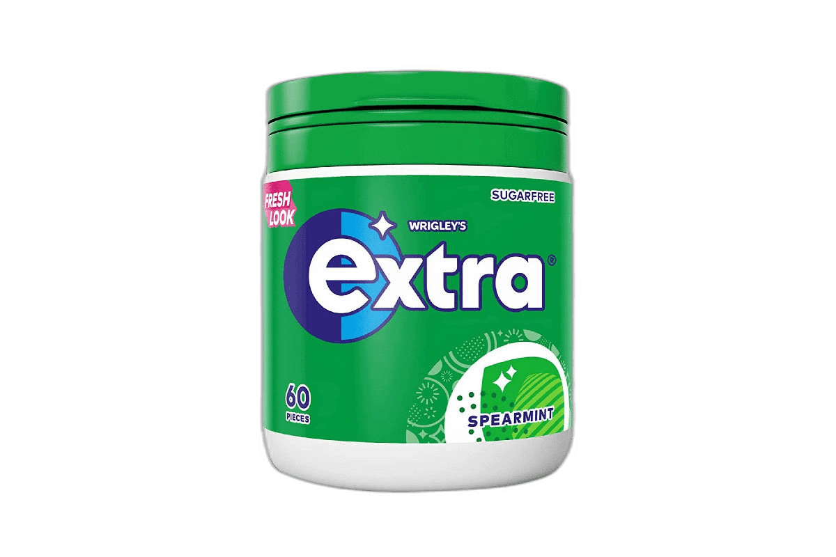 Wrigley Extra Spearmint Biggie Bottle 60 Pack