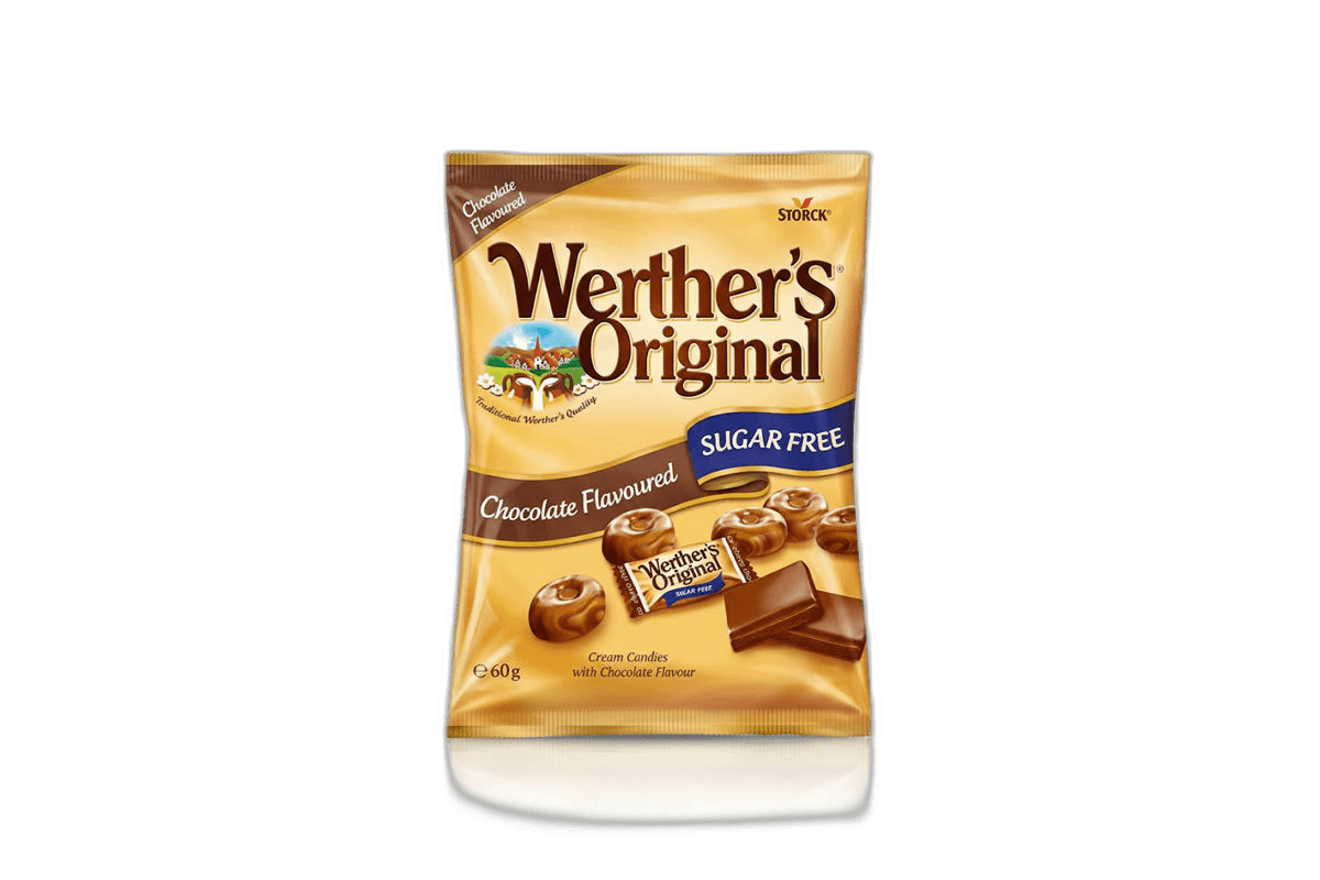 Werthers Original Chocolate Candies S/Free 60 g