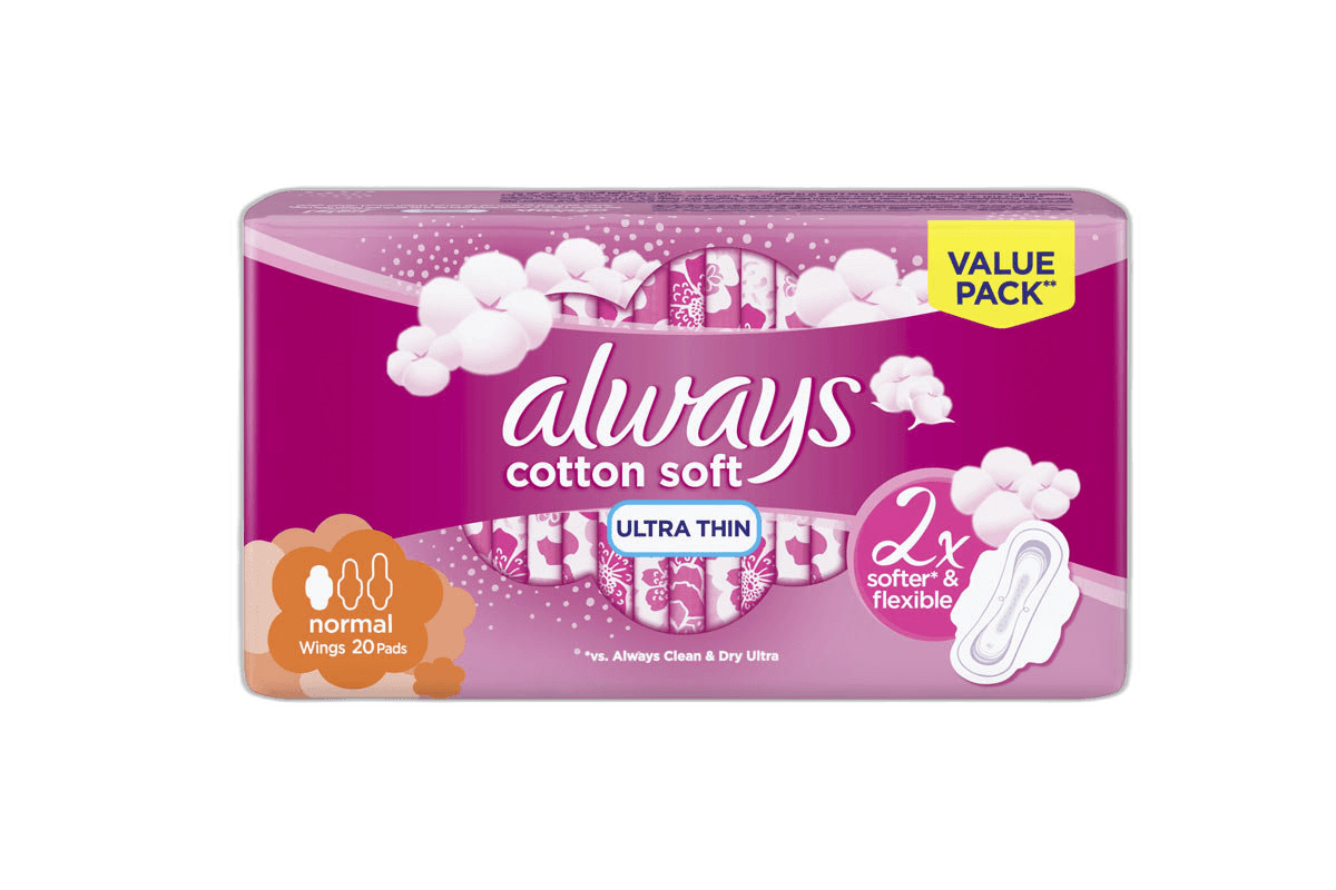 Always Ultra Thin Normal Wings 20pads