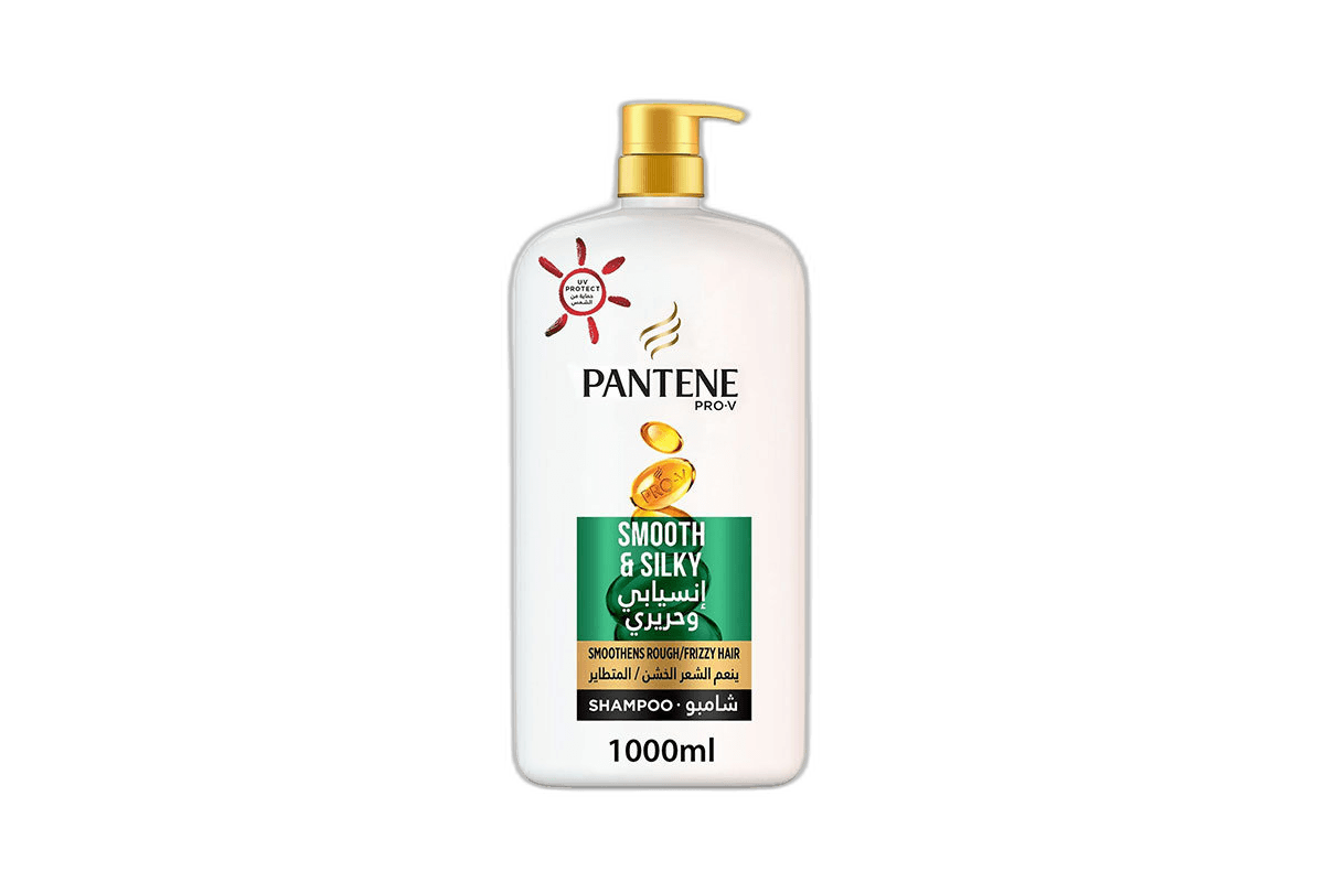 Pantene Silk and Smoothy Shampoo, 1L