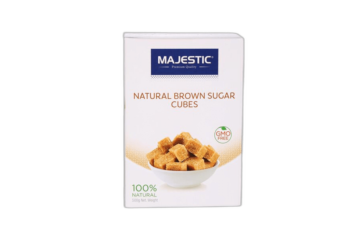 Majestic Natural Brown Sugar Cube 500 g