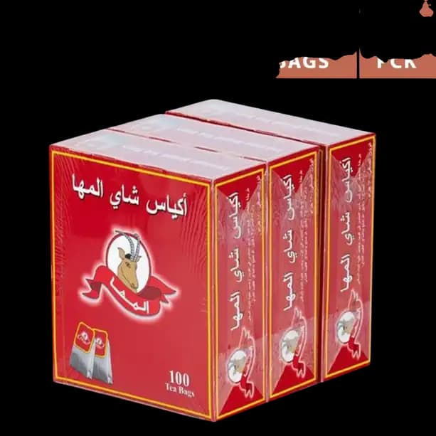 Almunayes Antelope Tea 100 Bags x 3
