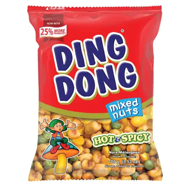 Ding Dong Hot and Spicy Mix Nuts, 95g