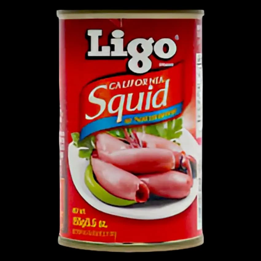Ligo Squid in Natural Ink, 155g