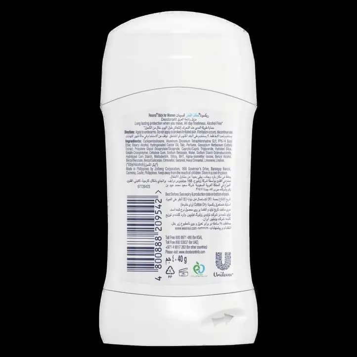 Rexona Cotton Stick Women Deodorant Stick, 40g
