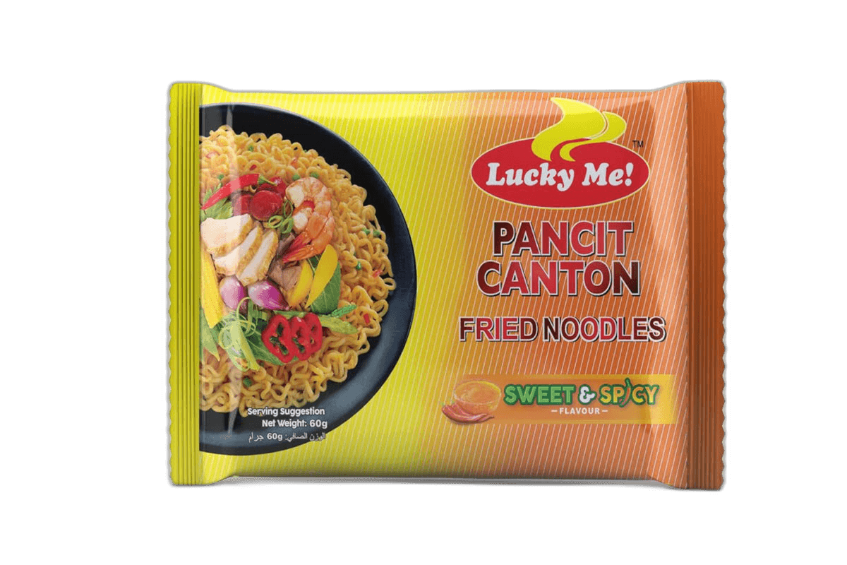 Lucky ME Pancit Canton Sweet N Spicy Noodle, 60g