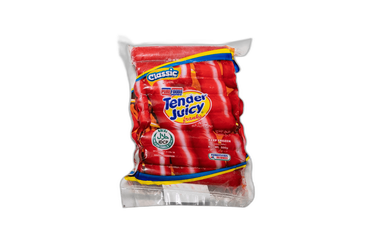 Purefoods Tender Juicy Classic Hotdog, 500g